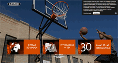 Desktop Screenshot of lifetimebasketball.pl