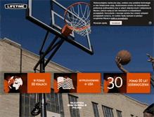 Tablet Screenshot of lifetimebasketball.pl